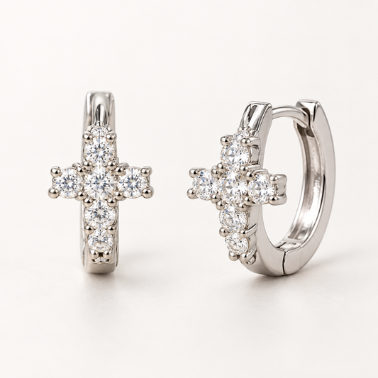Sterling Silver Earring CZ Stone ECZ3010