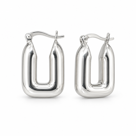 Sterling Silver Plain Earring EP100140