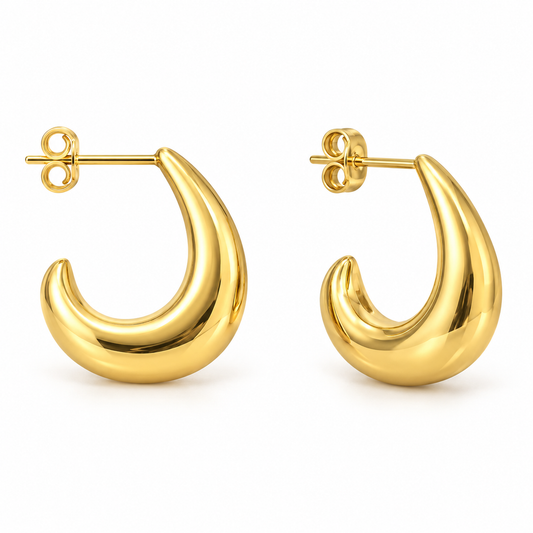 Sterling Silver Plain Earring