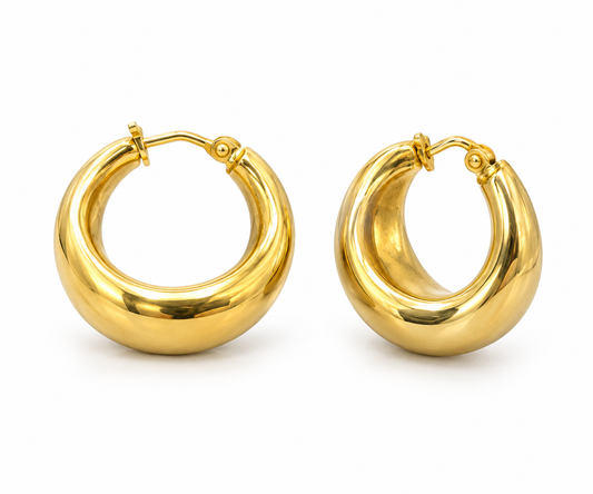 Sterling Silver Plain Earring