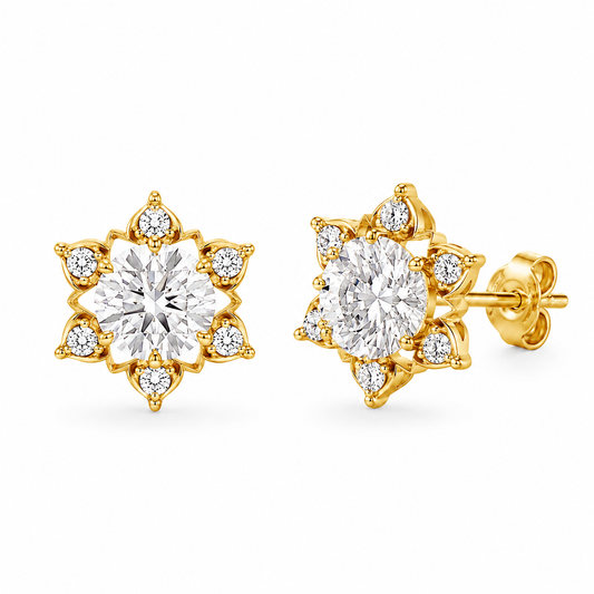 Sterling Silver Cz Studs ECZ3236