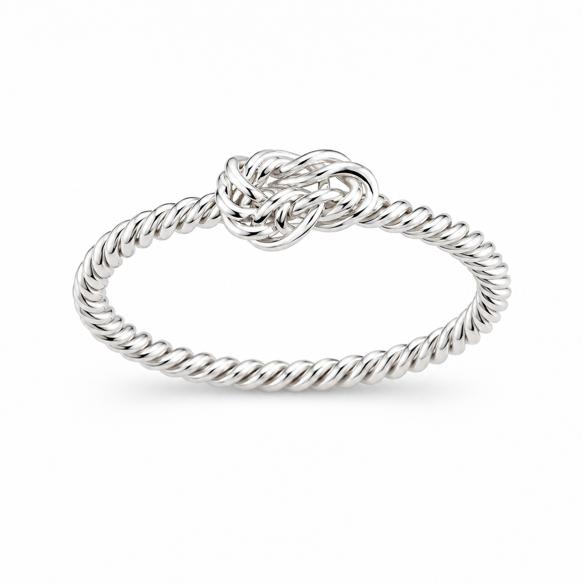Sterling Silver Twisted Ring RCZ3341