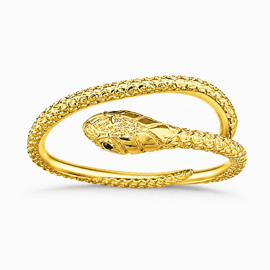 Sterling Silver Snake Ring Cz Stone RCZ2775