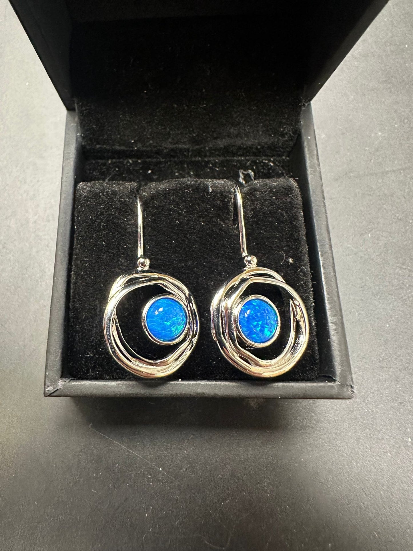 Sterling Silver Earring Opal Stone ECZ0640201