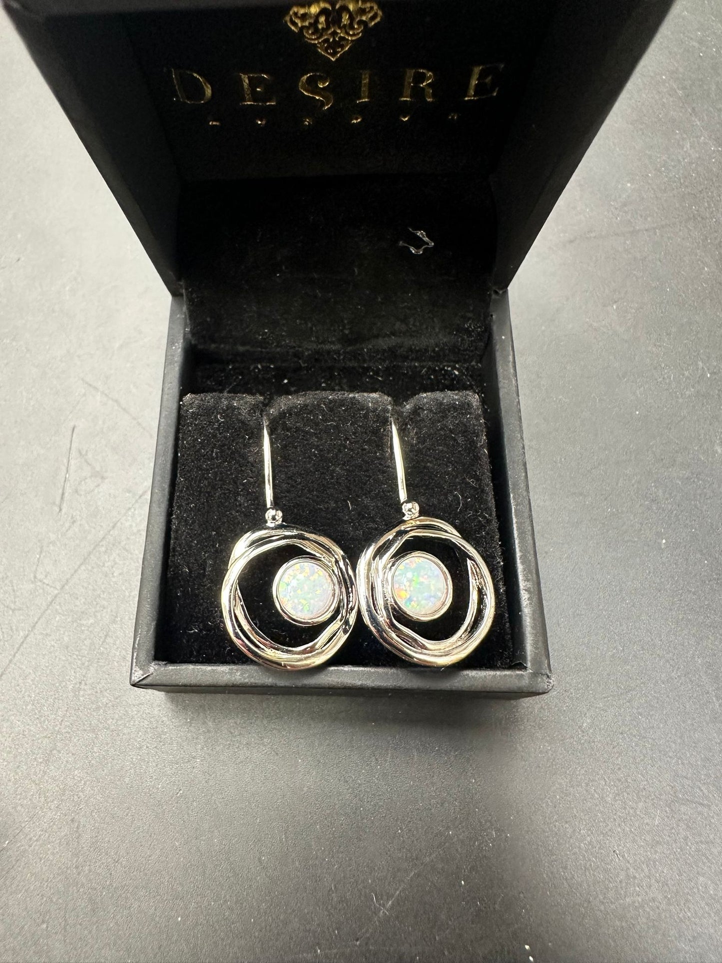 Sterling Silver Earring Opal Stone ECZ0640201