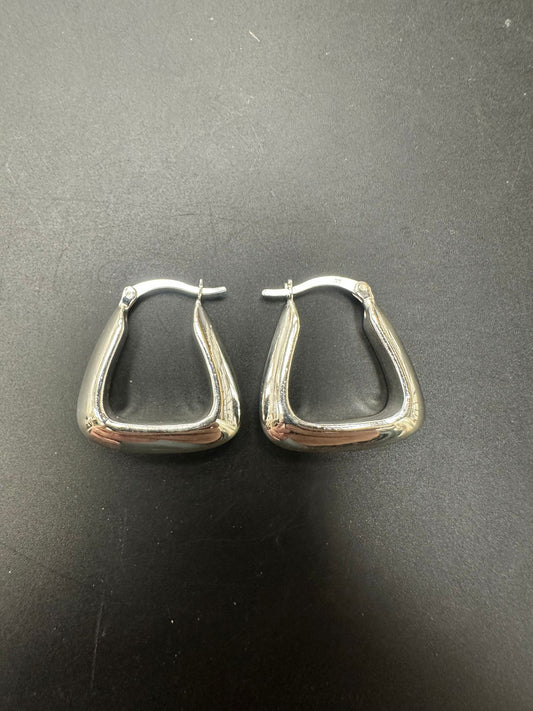 Sterling Silver Plain Earring ECZ100101