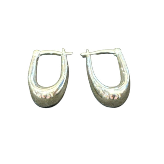 Sterling Silver Plain Earring ECZ100102