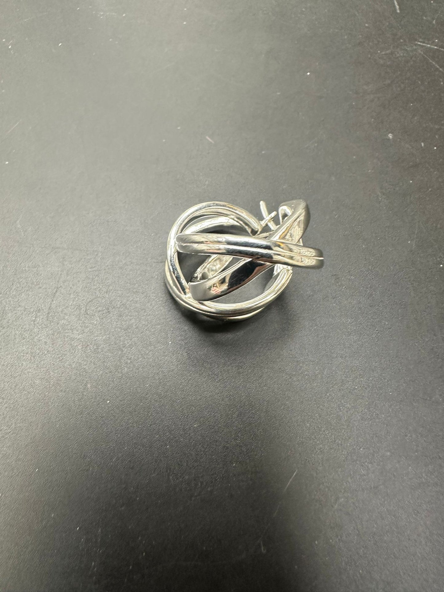 Sterling Silver Plain Earring ECZ100113