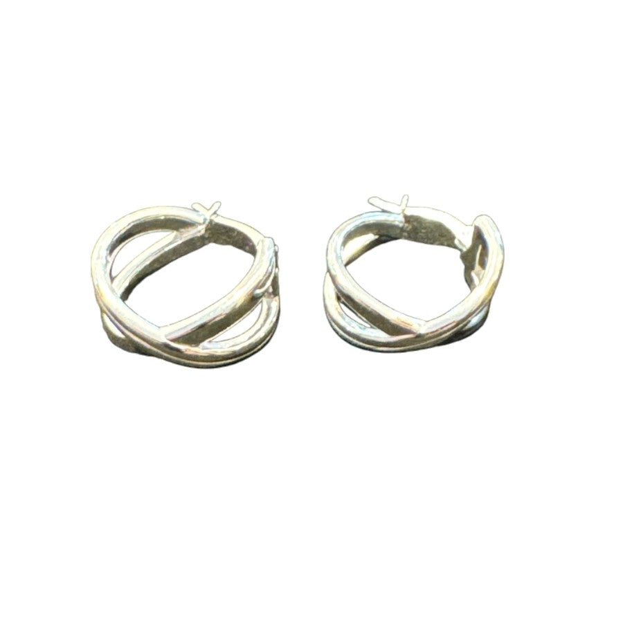 Sterling Silver Plain Earring ECZ100113