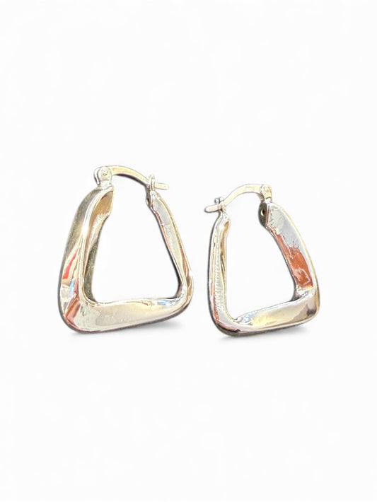 Sterling Silver Plain Earring ECZ100116