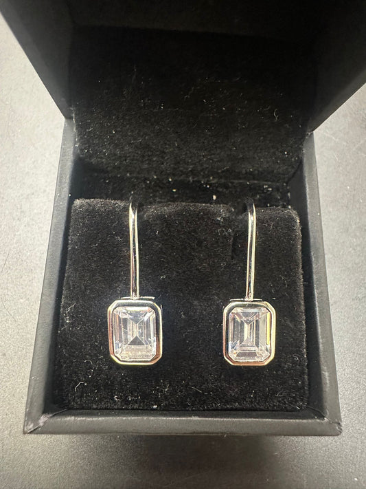 Sterling Silver Earring CZ Stud ECZ10013