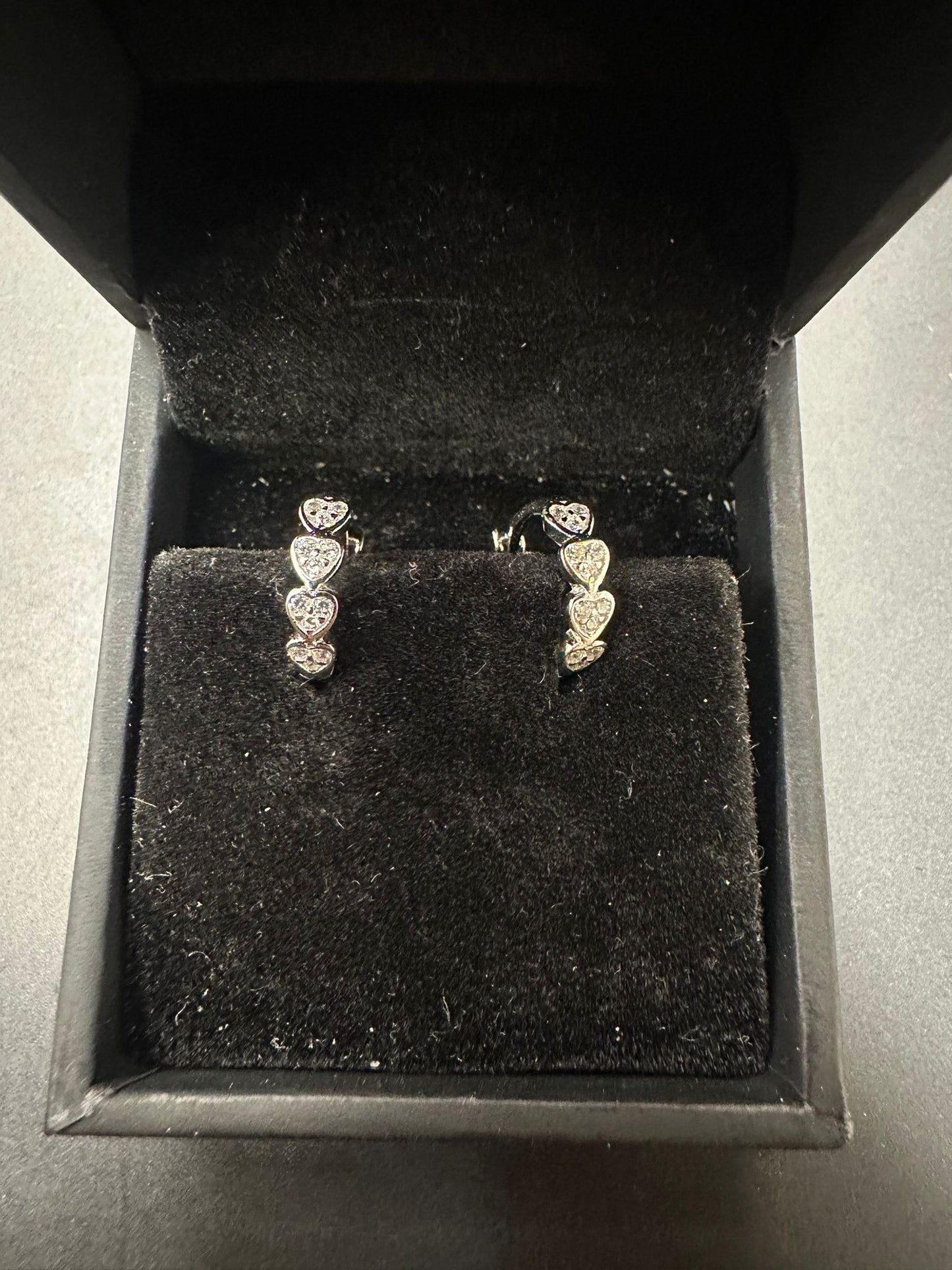 Sterling Silver Round Earring CZ Stone ECZ10046