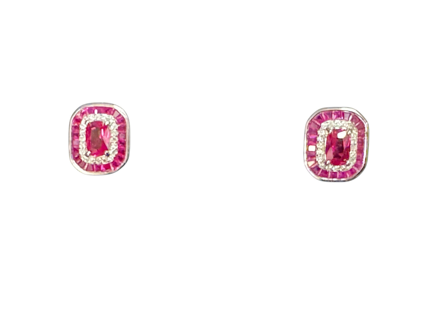 Sterling Silver CZ Stud Earring ECZ10078