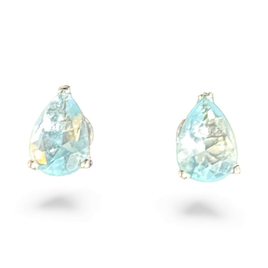 Sterling Silver Stud Earring CZ Stone ECZ10115
