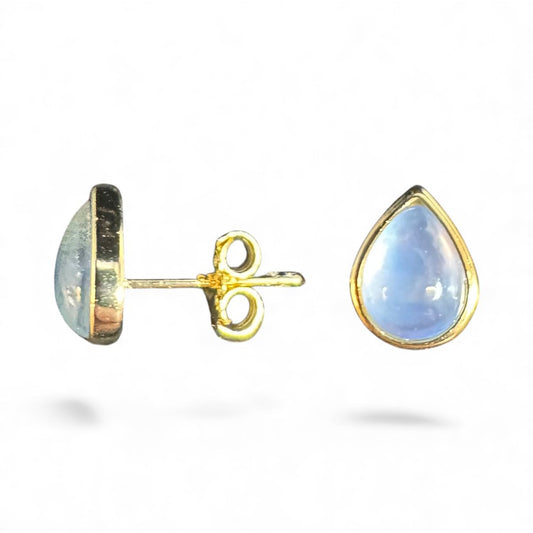 Sterling Silver Stud Earring CZ Stone ECZ10153