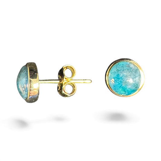 Sterling Silver Stud Earring CZ Stone ECZ10156