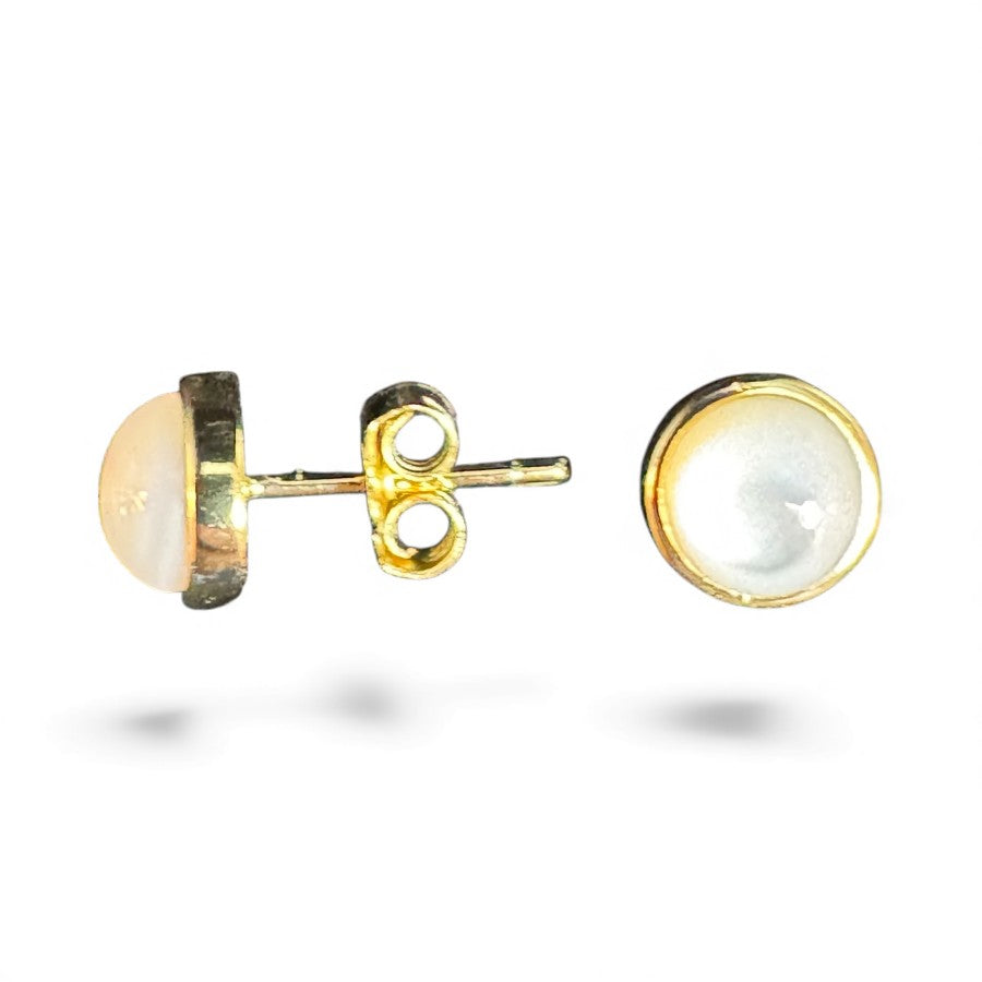 Sterling Silver Stud Earring CZ Stone ECZ10156