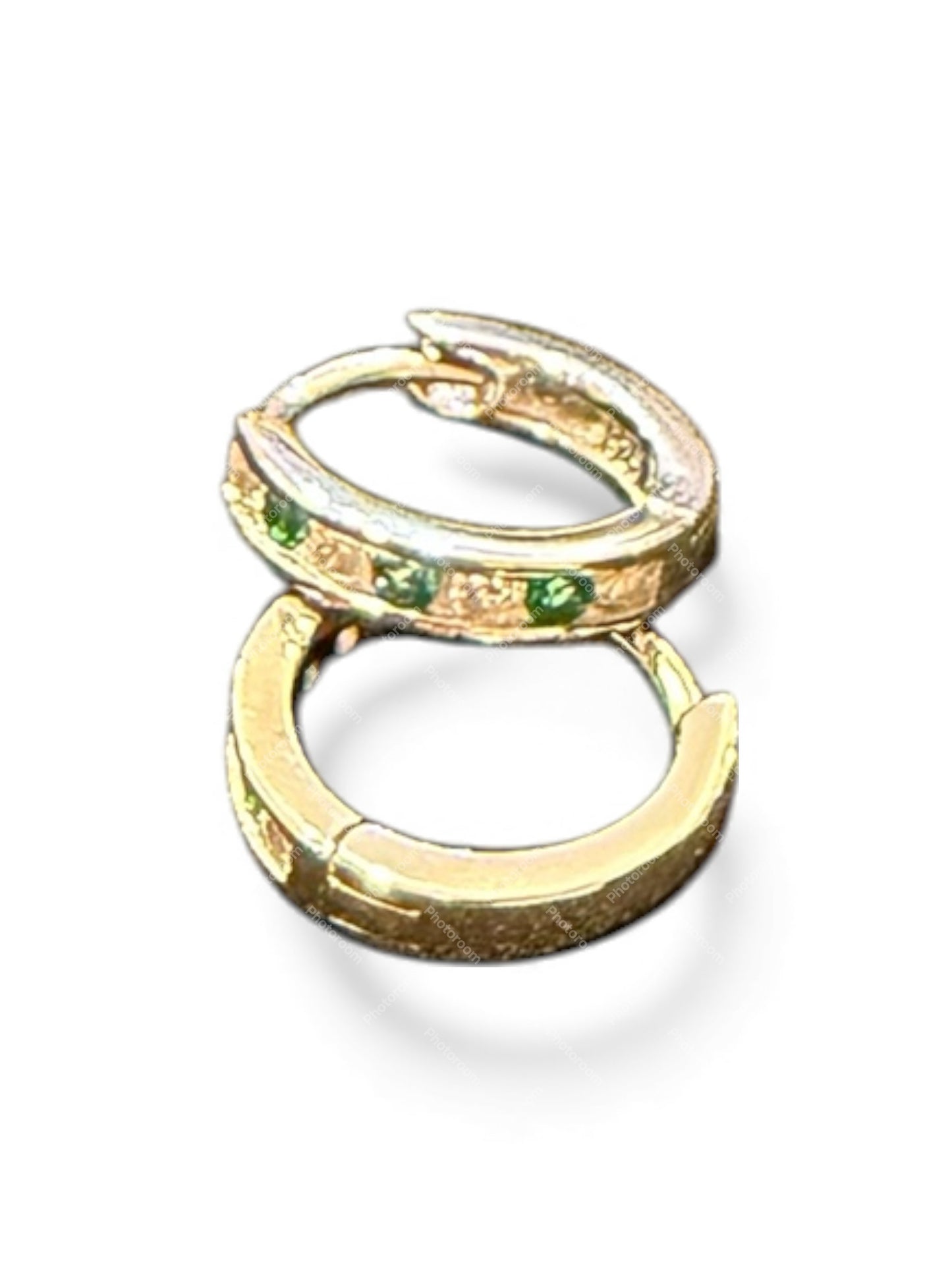 Sterling Silver Round Earring CZ Stone ECZ1306