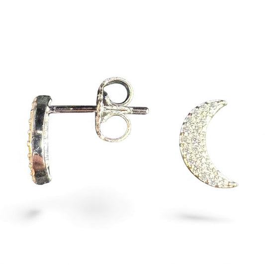 Sterling Silver Stud Earring CZ Stone ECZ1309