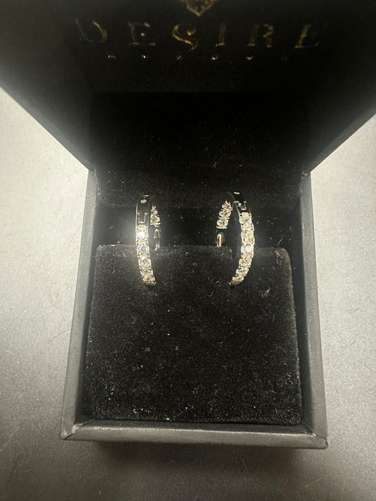 Sterling Silver Earring CZ Stone ECZ1326