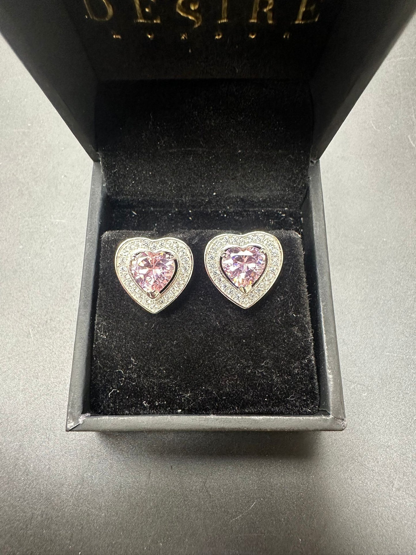 Sterling Silver Stud Earring CZ Stone ECZ1360