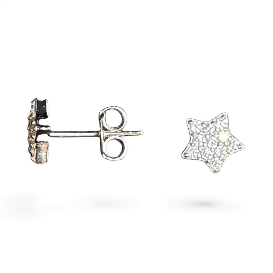 Sterling Silver Stud Earring CZ Stone ECZ1362