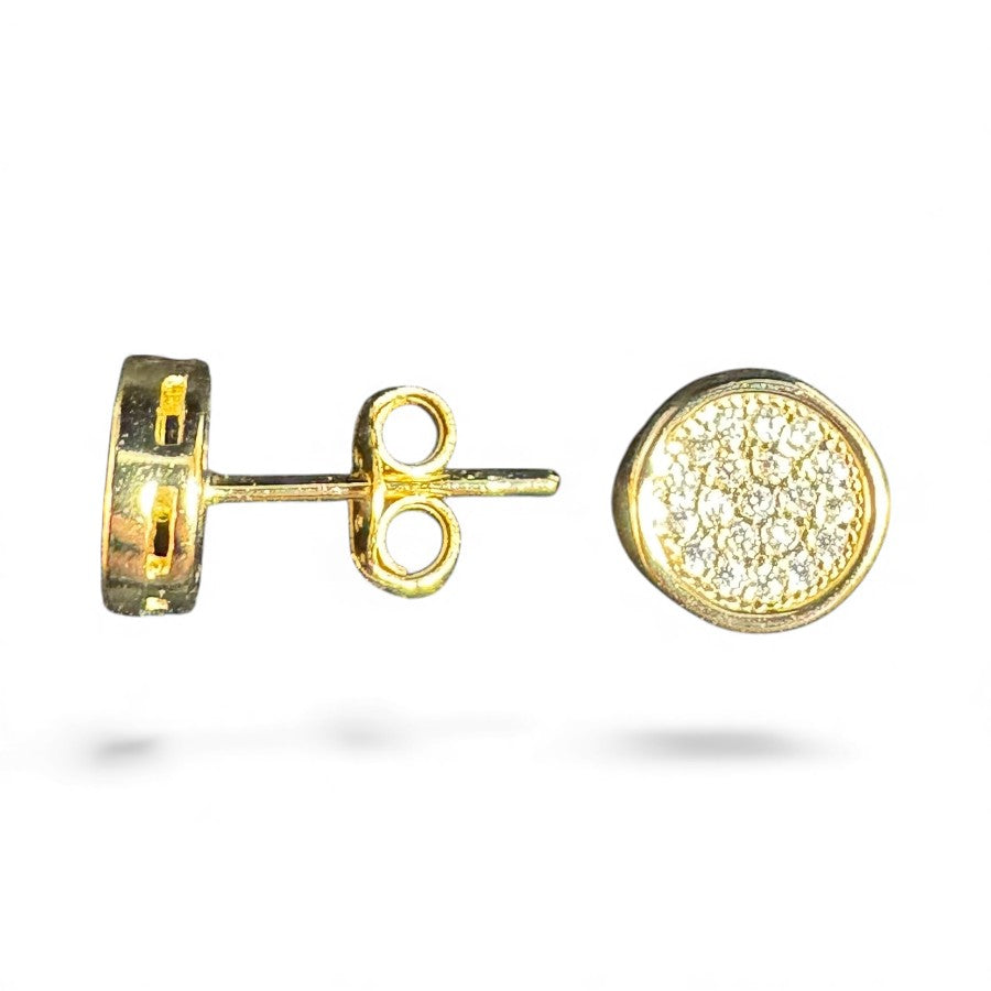 Sterling Silver Stud Earring CZ Stone ECZ230