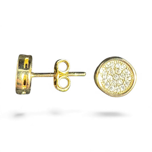 Sterling Silver Stud Earring CZ Stone ECZ230