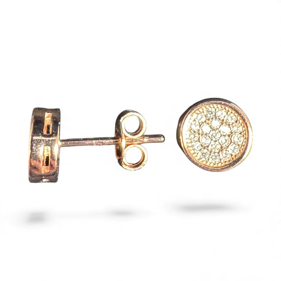 Sterling Silver Stud Earring CZ Stone ECZ230