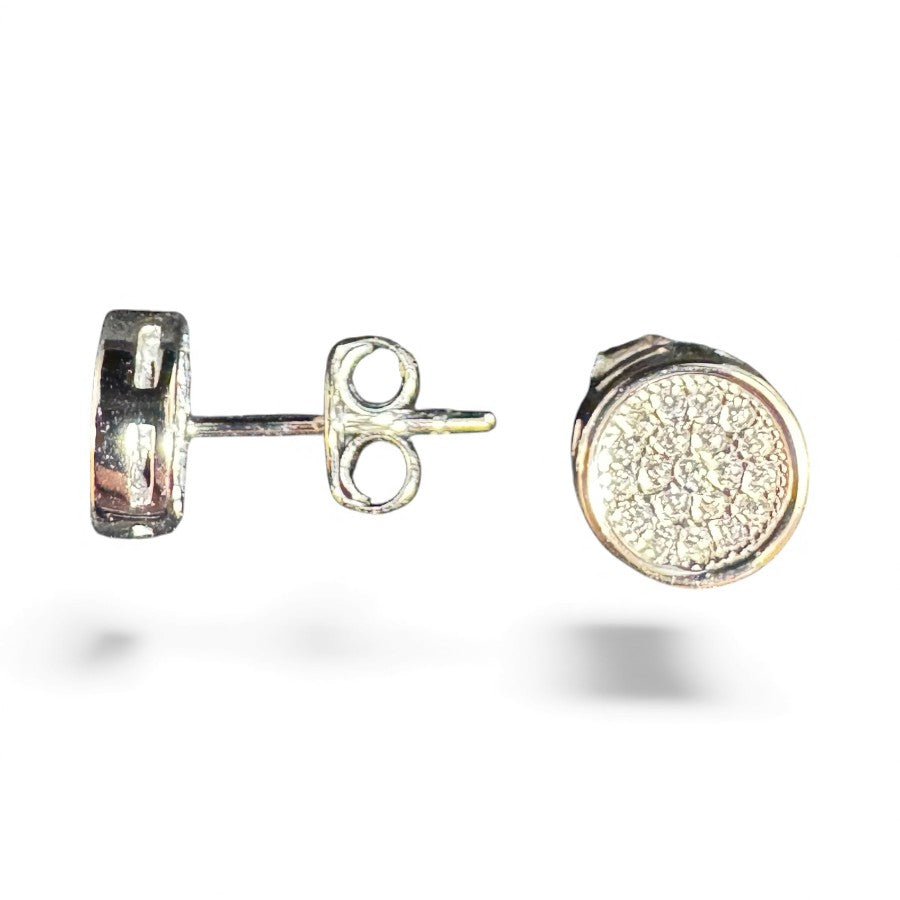 Sterling Silver Stud Earring CZ Stone ECZ230
