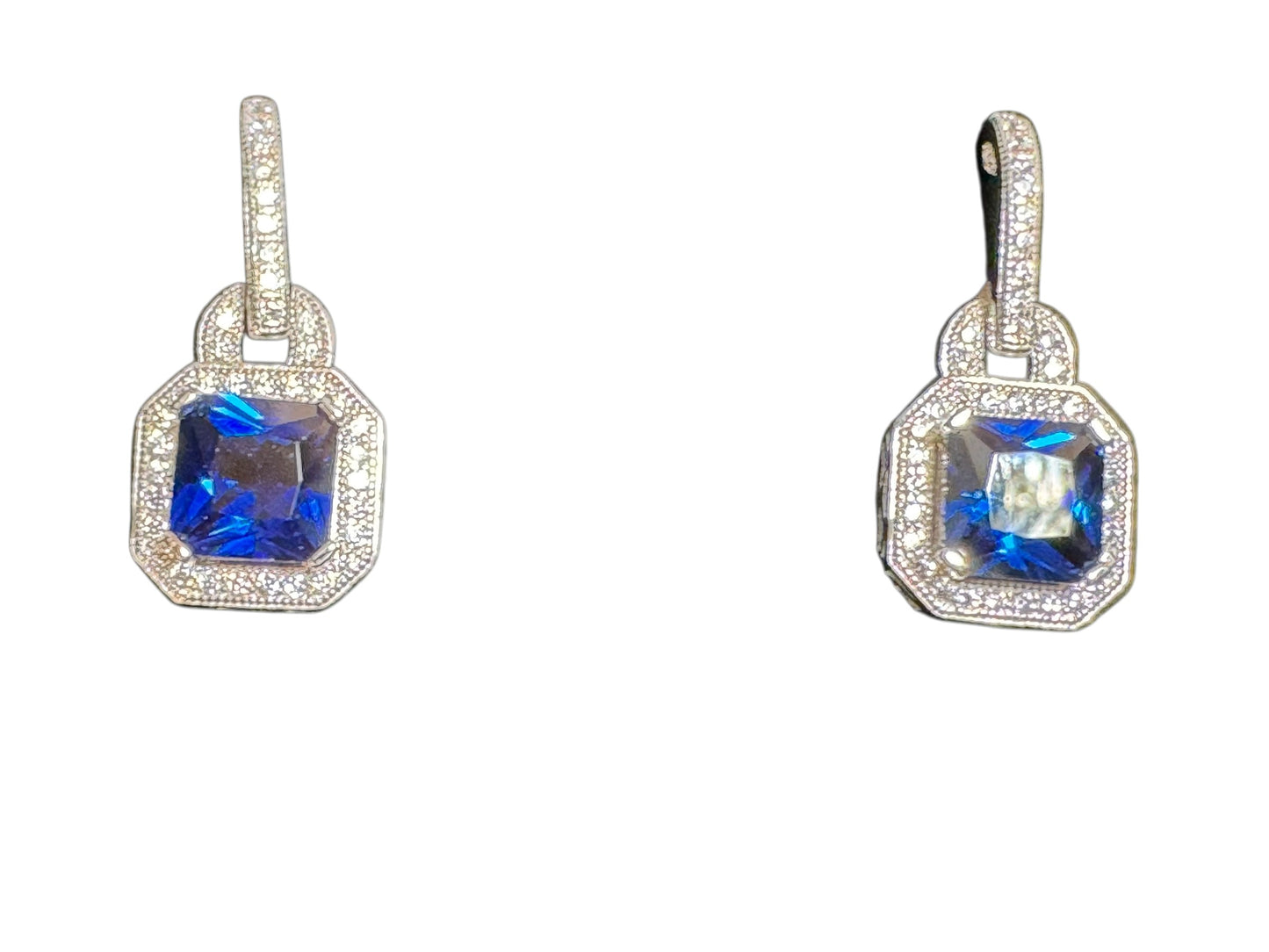 Sterling Silver Earring CZ Stone ECZ256