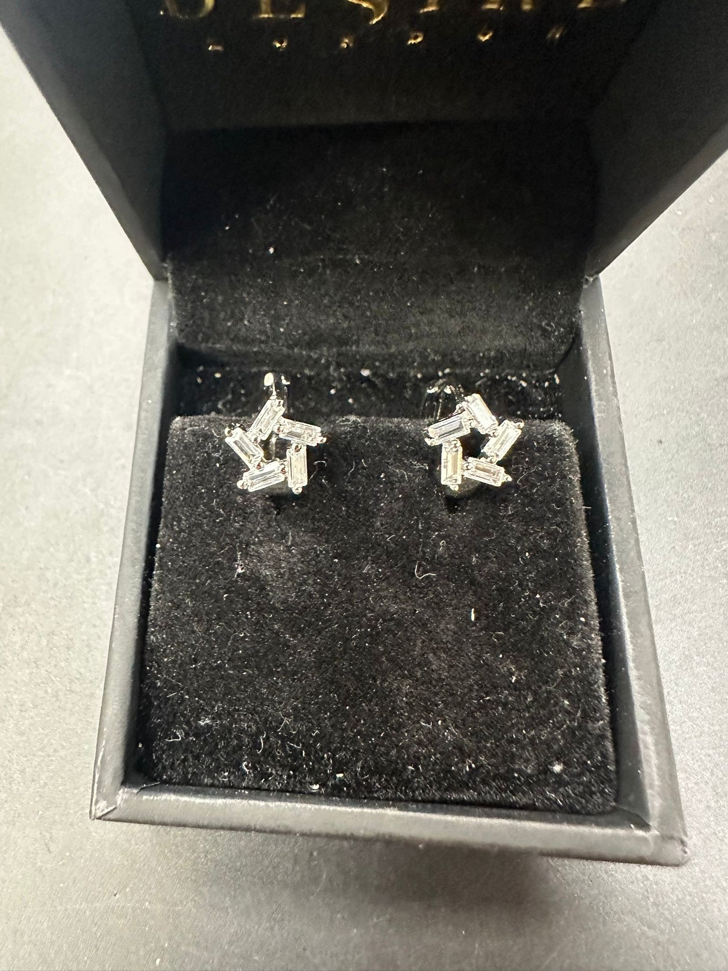 Sterling Silver Earring CZ Stone ECZ3019