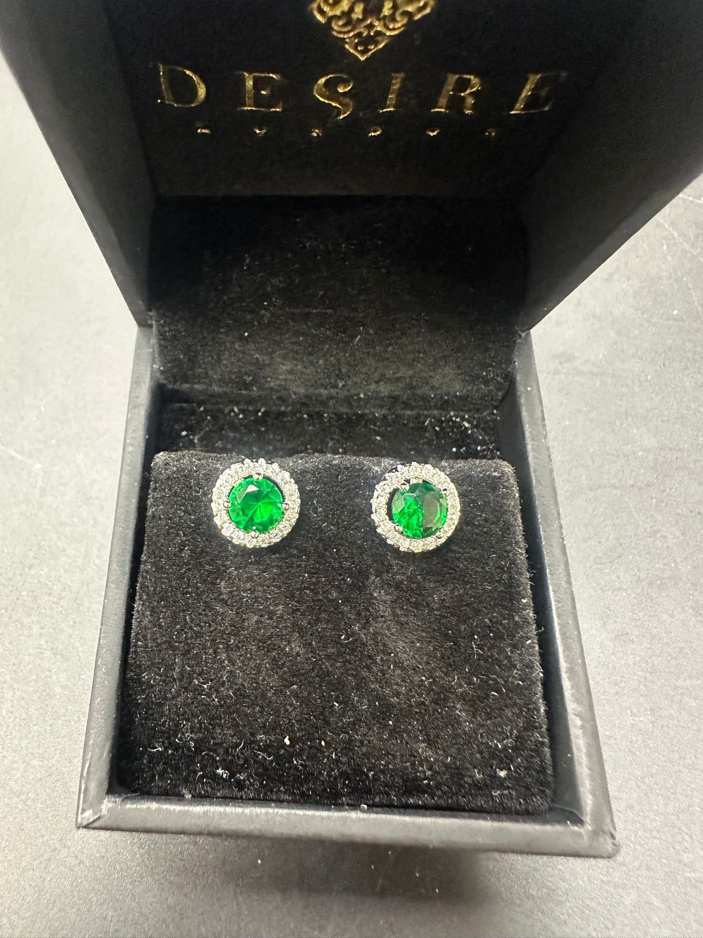 Sterling Silver Stud Earring CZ Stone ECZ33105