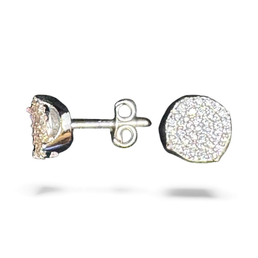 Sterling Silver Stud Earring CZ Stone ECZ3393