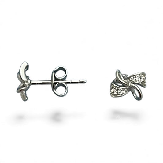 Sterling Silver Stud Earring CZ Stone ECZ3397
