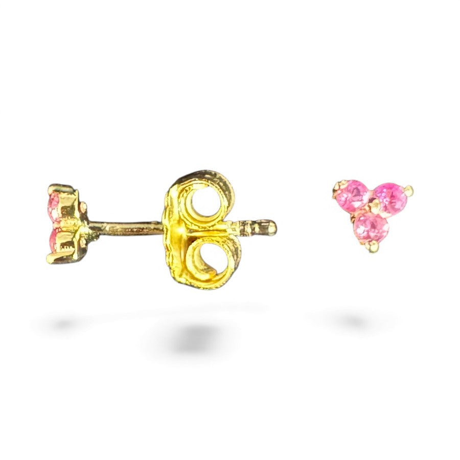 Sterling Silver Stud Earring CZ Stone ECZ5709