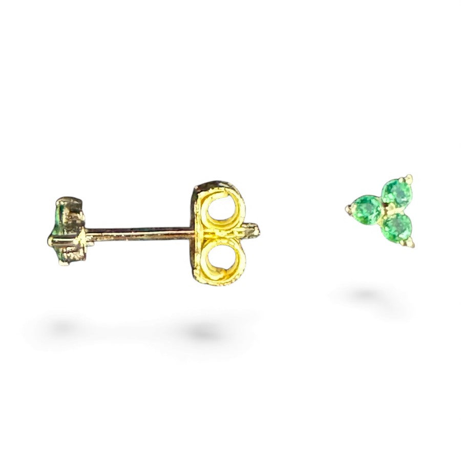 Sterling Silver Stud Earring CZ Stone ECZ5709