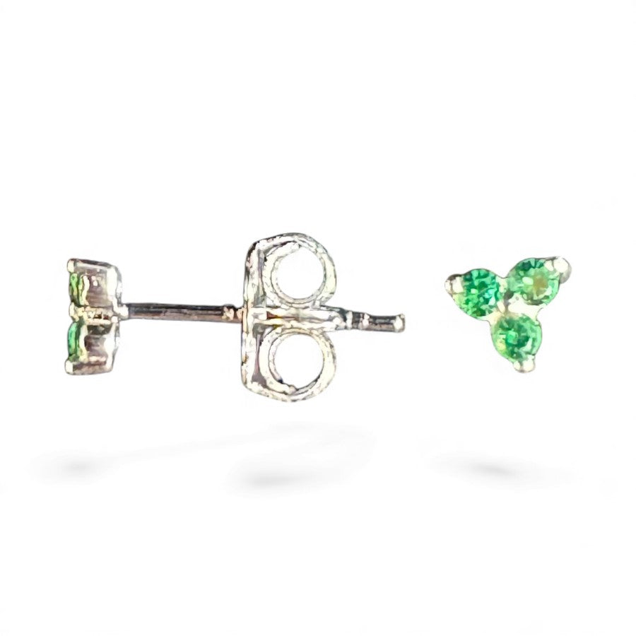 Sterling Silver Stud Earring CZ Stone ECZ5709