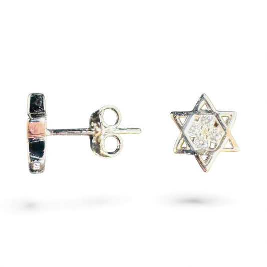 Sterling Silver Stud Earring CZ Stone ECZ6105Y