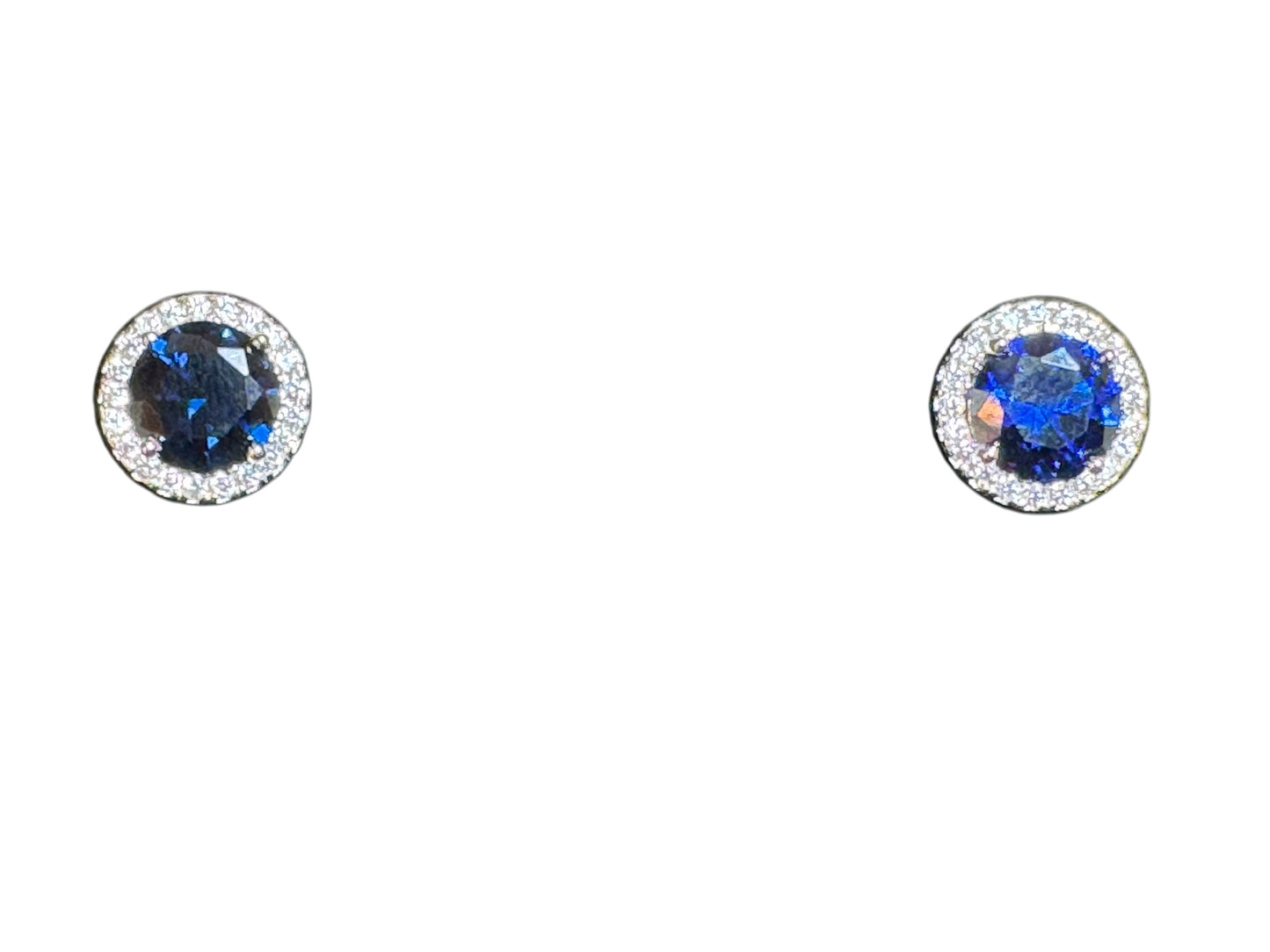 Sterling Silver Stud Earring CZ Stone ECZ639