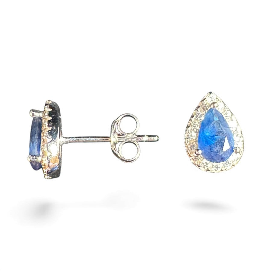 Sterling Silver Stud Earring CZ Stone ECZ6680