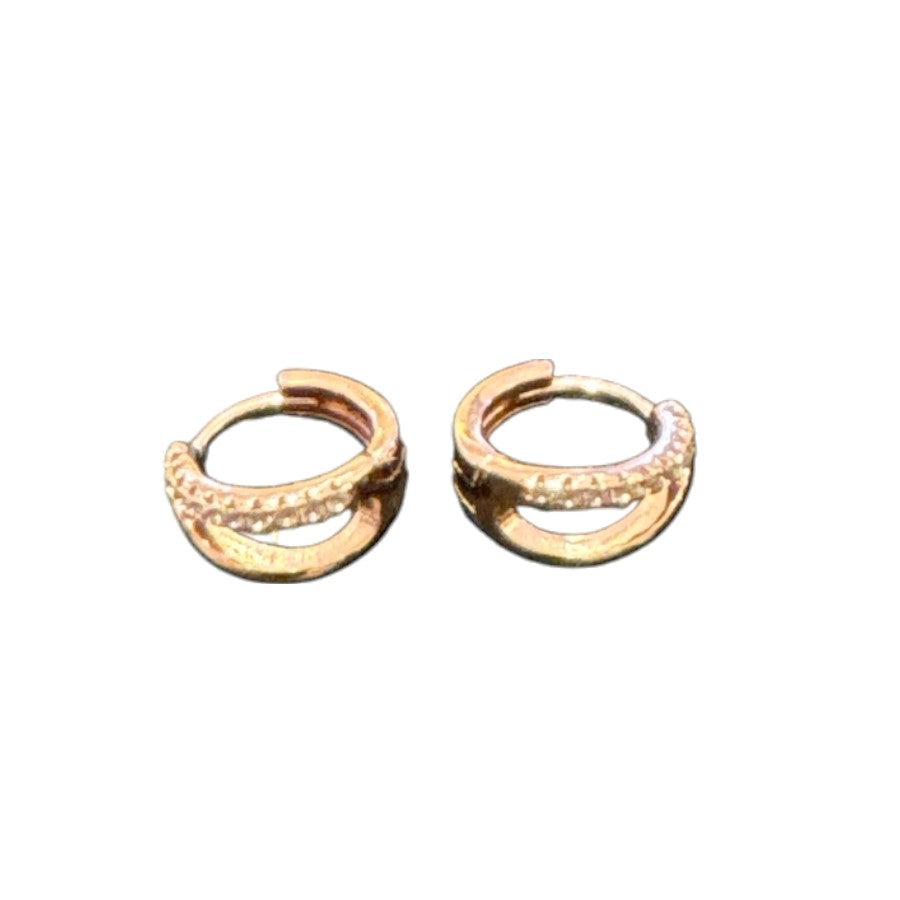 Sterling Silver Round Earring CZ Stone ECZ8211