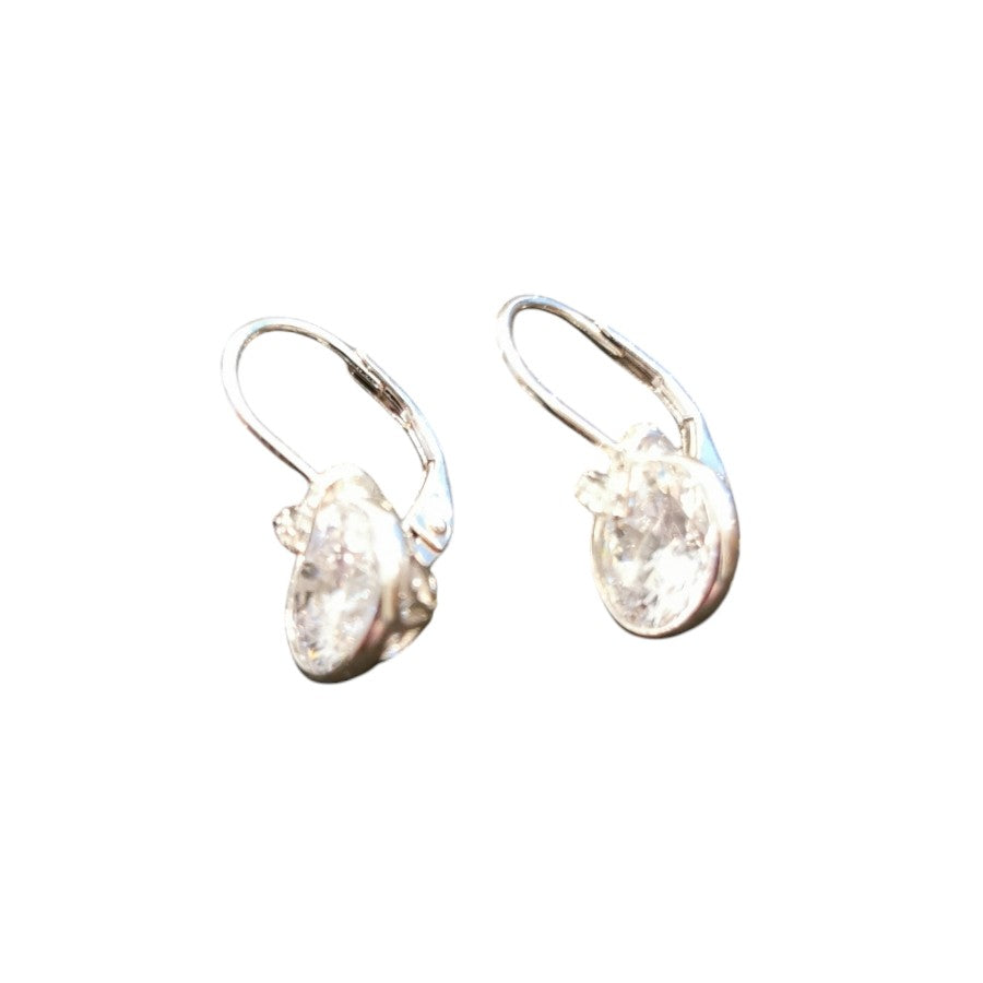 Sterling Silver Drop Earring CZ Stone ECZ8532