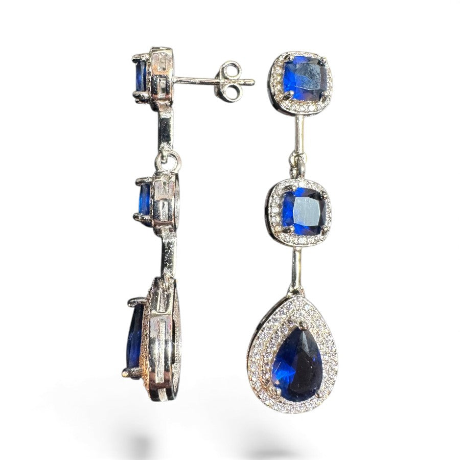 Sterling Silver Earring CZ Stone ECZ9550