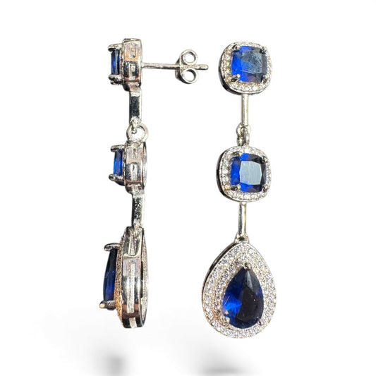 Sterling Silver Earring CZ Stone ECZ9550