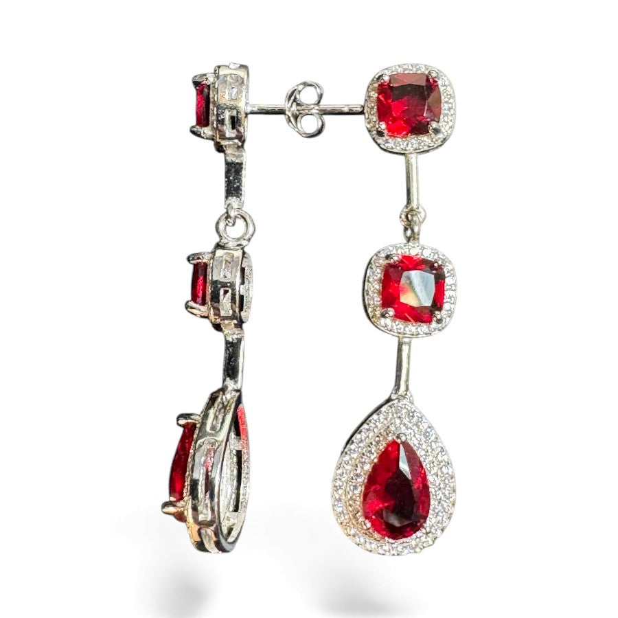 Sterling Silver Earring CZ Stone ECZ9550