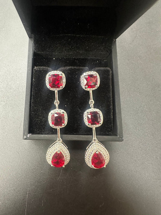 Sterling Silver Earring CZ Stone ECZ9550