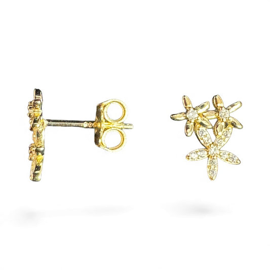 Sterling Silver Stud Earring CZ Stone ECZ9808