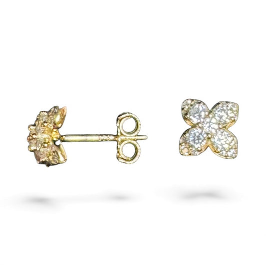 Sterling Silver Stud Earring CZ Stone ECZ9811