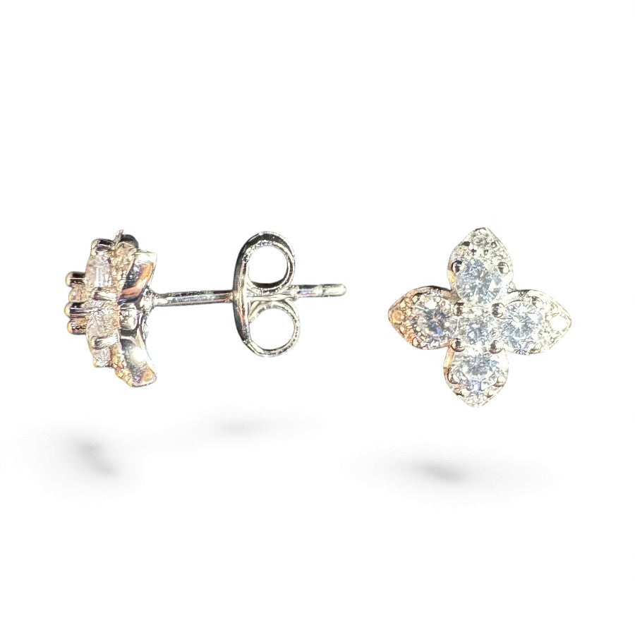 Sterling Silver Stud Earring CZ Stone ECZ9811